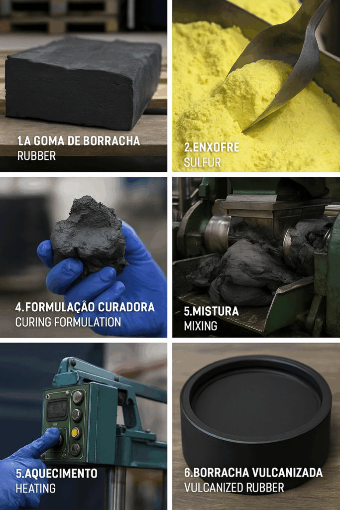 Processo de Vulcanização da Borracha
