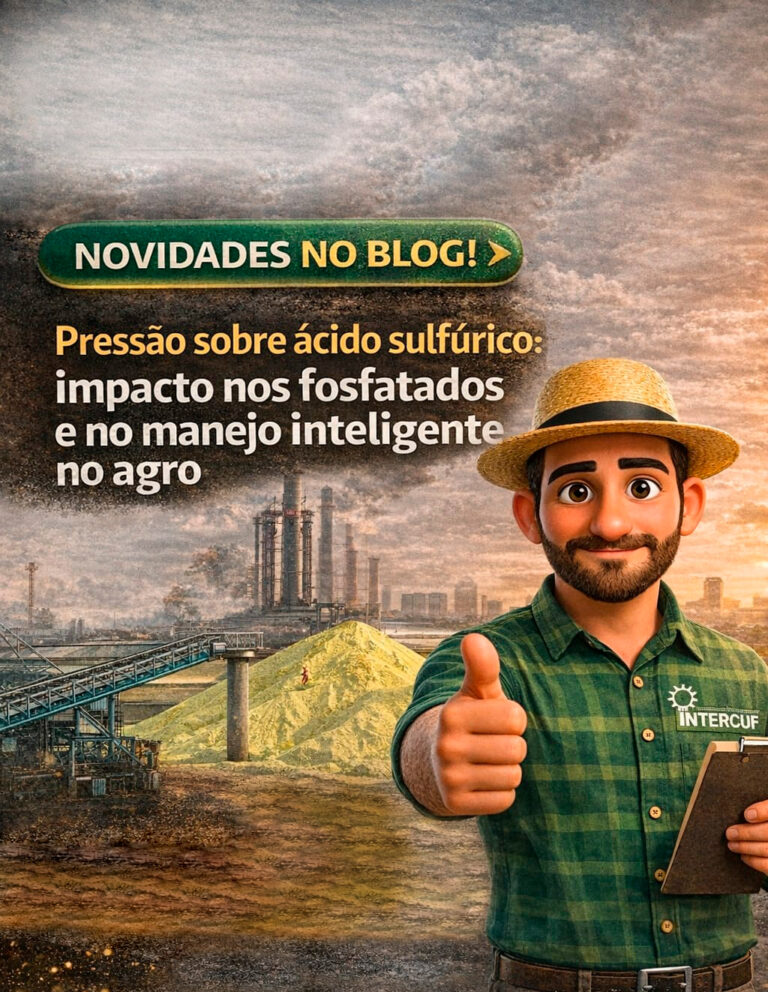 Pressão sobre ácido sulfúrico reacende alerta para fosfatados e reforça avanço do manejo inteligente no agro